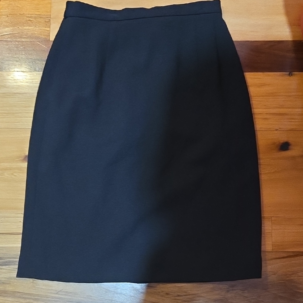 Talbots Classic Black Pencil Skirt